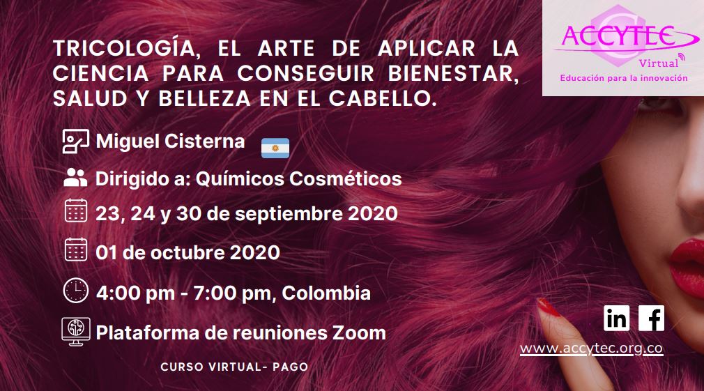 Curso Virtual: Tricología, El Arte de aplicar la ciencia para conseguir bienestar, salud y belleza en el cabello.